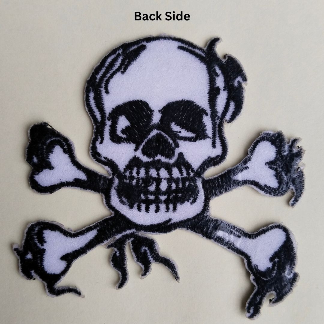 Skull & Crossbones Iron-On Patch