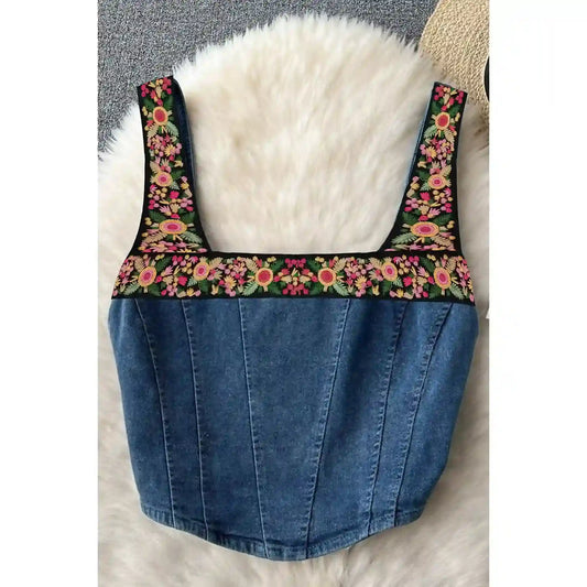 Black Zari Floral Embroidered Lace Trim for Sarees, Gowns, Dupattas, Dresses & DIY Decoration | 2 Meters