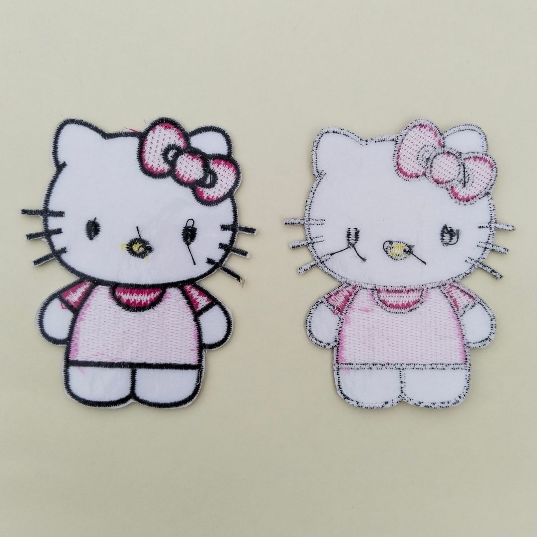 Hello Kitty Hotfix Embroidered Iron On Patch