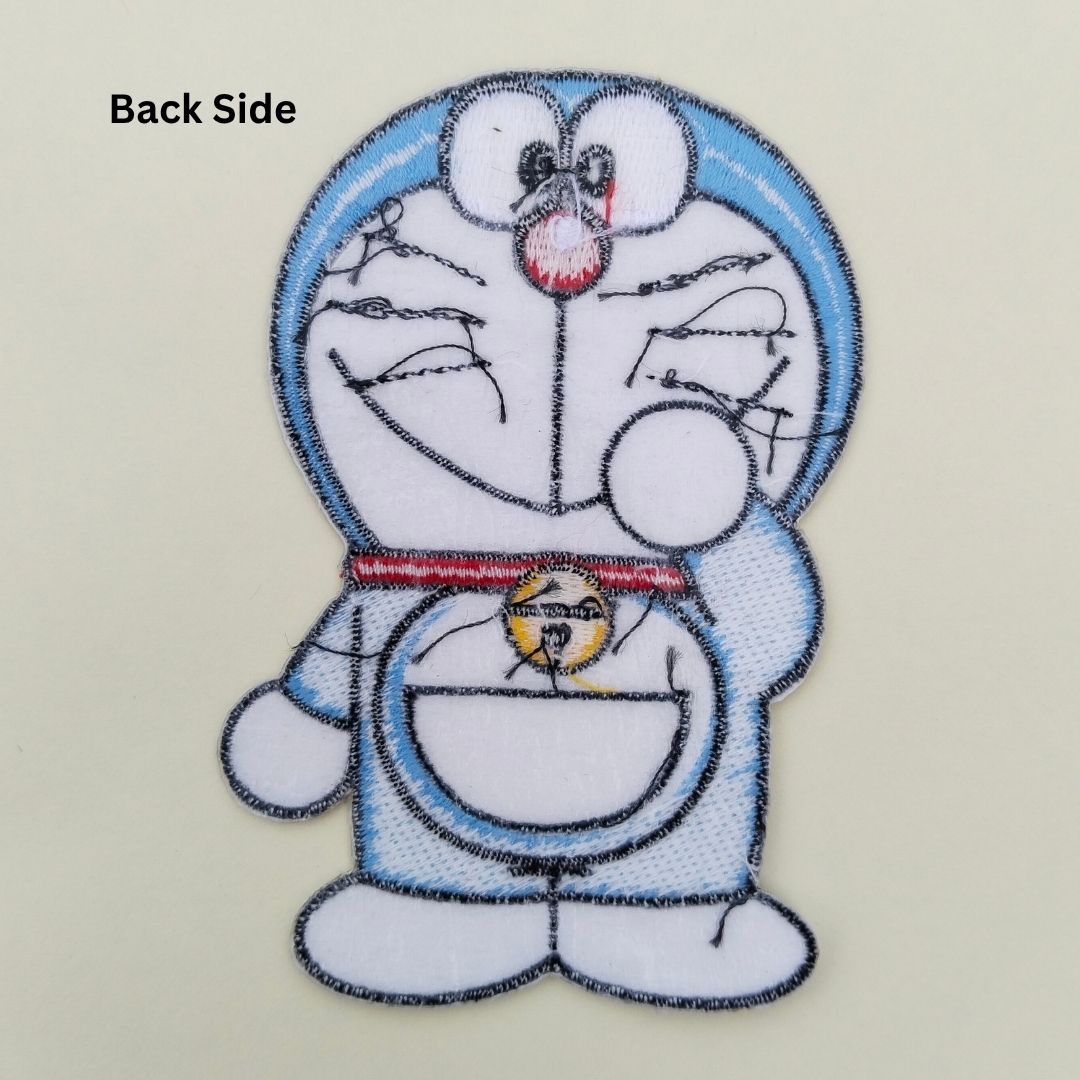 Doraemon Embroidered Iron-On / Hot-Fix Patch