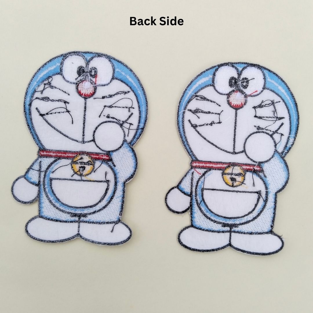 Doraemon Embroidered Iron-On / Hot-Fix Patch
