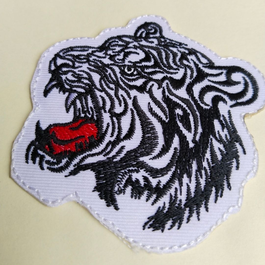 Tiger Head Iron-On Patch