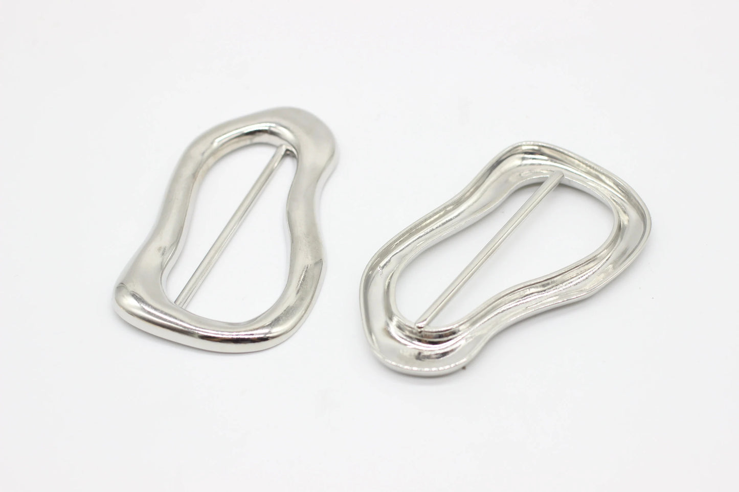Silver Abstract Belt Buckle for Dresses, Bodycon, Bikini & Party Wear