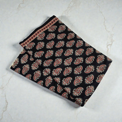 Paisley cotton fabric on roll – pure cotton, 42 inch wide, for ethnic kurti saree India – Gleemify