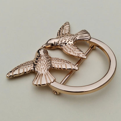 Love Birds Rose Gold Metal Buckle for Dresses, Bodycon & Bikini Outfits