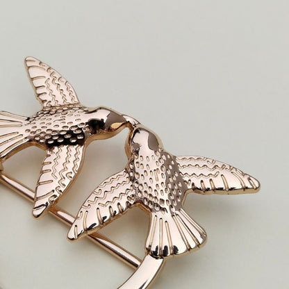 Love Birds Rose Gold Metal Buckle for Dresses, Bodycon & Bikini Outfits