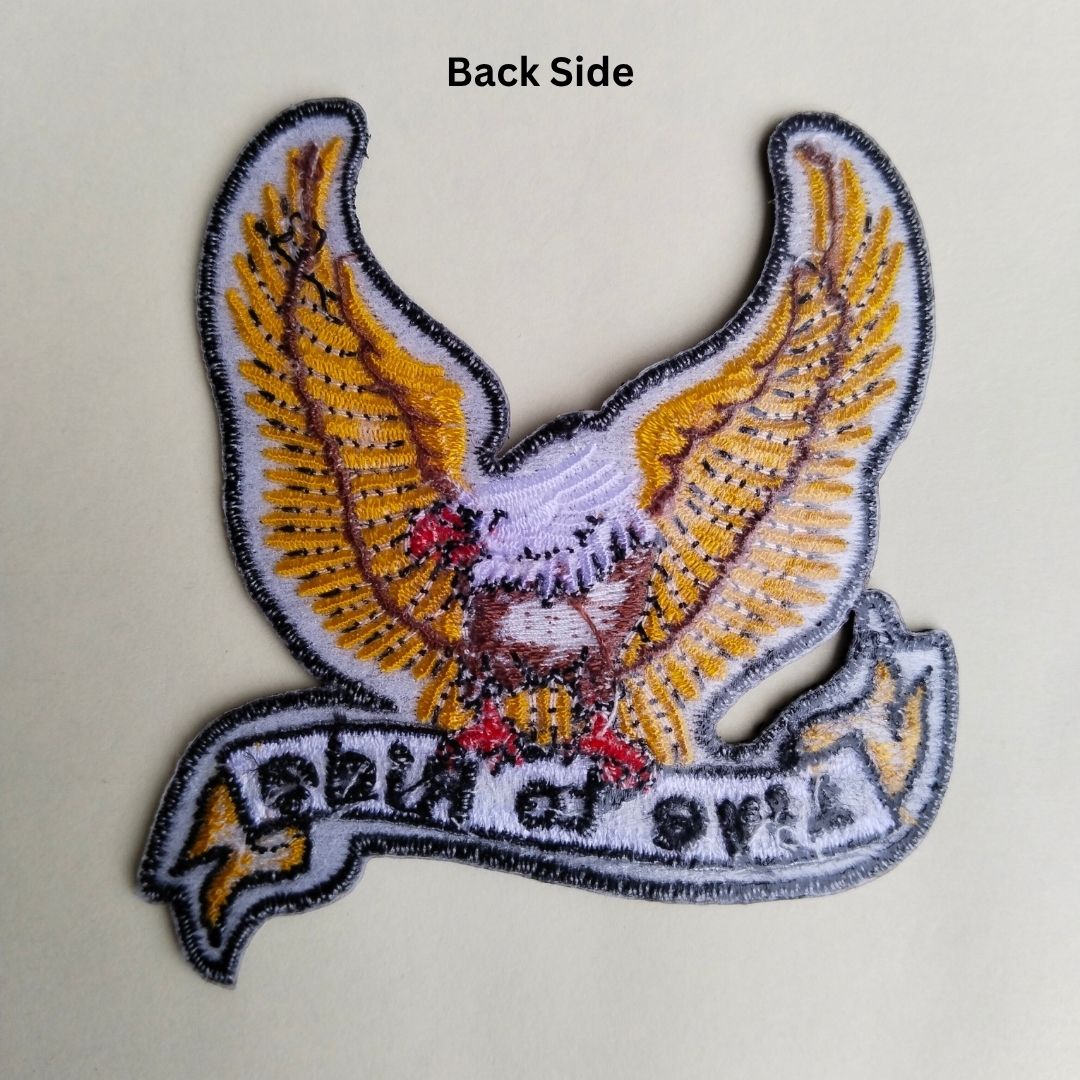 Live to Ride Eagle Iron-On Patch
