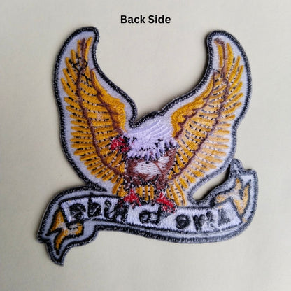 Live to Ride Eagle Iron-On Patch