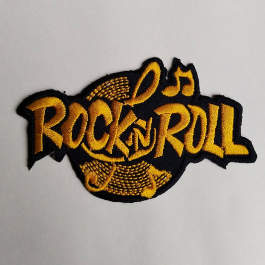 Rock 'N Roll Iron-On Patch