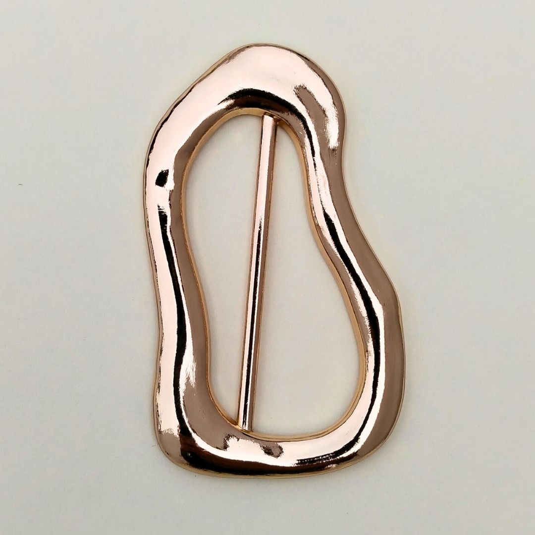Gold Abstract Buckle for Dresses, Bodycon, Bikini & Party Wear