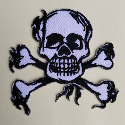 Skull & Crossbones Iron-On Patch