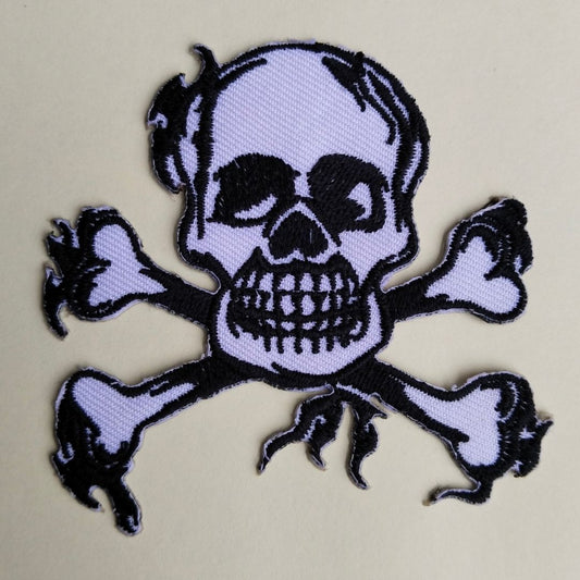 Skull & Crossbones Iron-On Patch