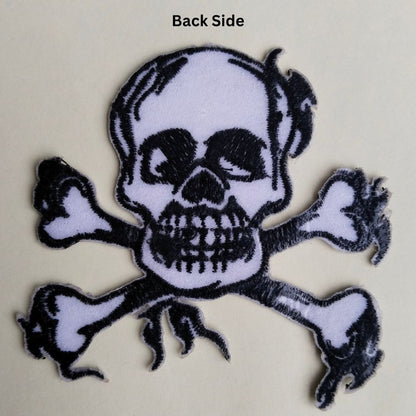 Skull & Crossbones Iron-On Patch