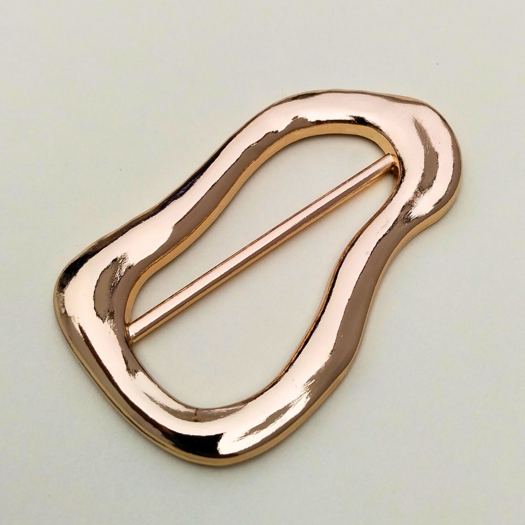 Gold Abstract Buckle for Dresses, Bodycon, Bikini & Party Wear