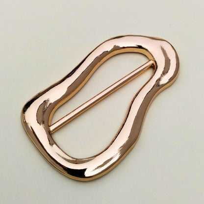 Gold Abstract Buckle for Dresses, Bodycon, Bikini & Party Wear