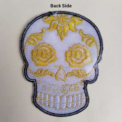 Sugar Skull Iron-On Patch