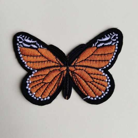 Orange Monarch Butterfly Patch | 1 Piece