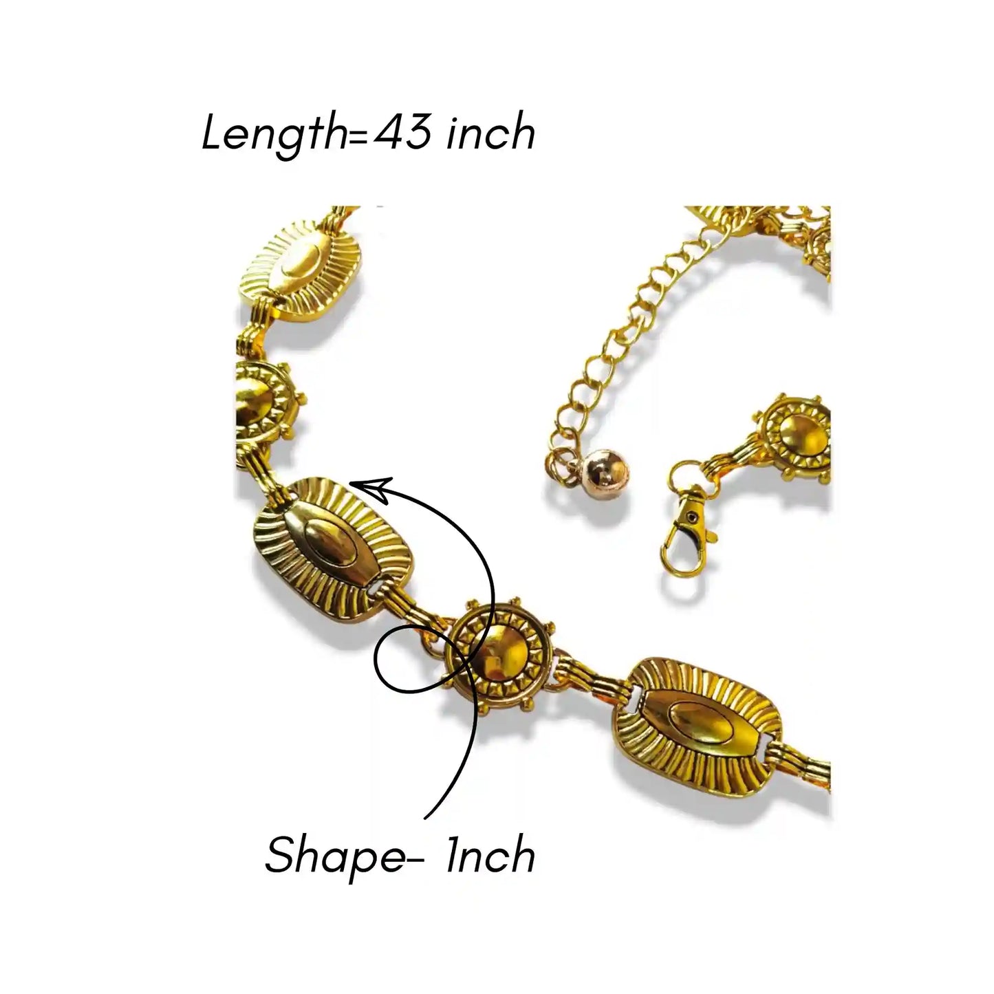 Gold Waist Chain Belt for Women – Stylish Gold Chain Belt Womens