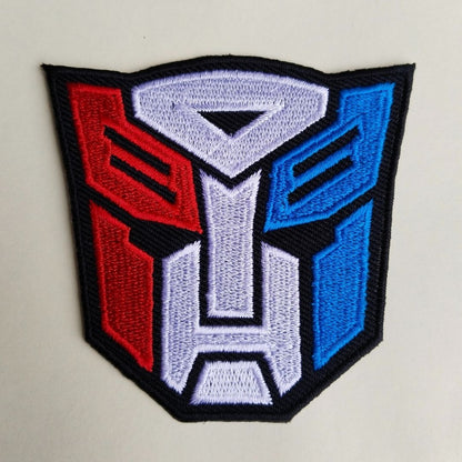 Transformers Embroidered Hotfix Applique