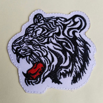 Tiger Head Iron-On Patch