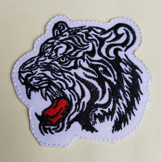 Tiger Head Iron-On Patch