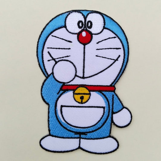 Doraemon Embroidered Iron-On / Hot-Fix Patch