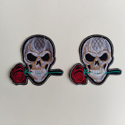 Love Never Dies Skull Patch | 2 Piece