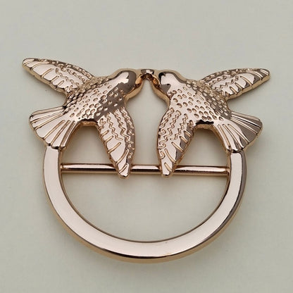 Love Birds Rose Gold Metal Buckle for Dresses, Bodycon & Bikini Outfits