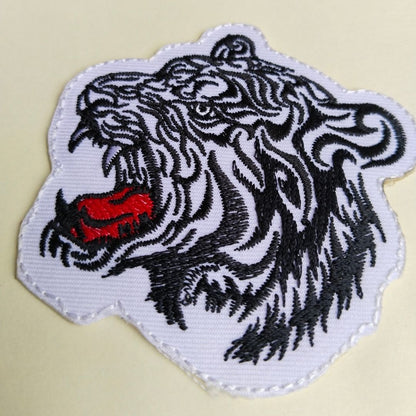 Tiger Head Iron-On Patch