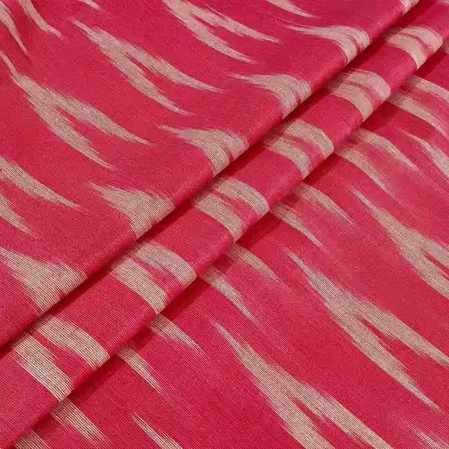Handloom ikat fabric texture – pure cotton, 44 inch wide, traditional print for kurti India – Gleemify