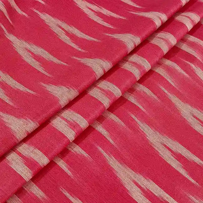 Handloom ikat fabric texture – pure cotton, 44 inch wide, traditional print for kurti India – Gleemify