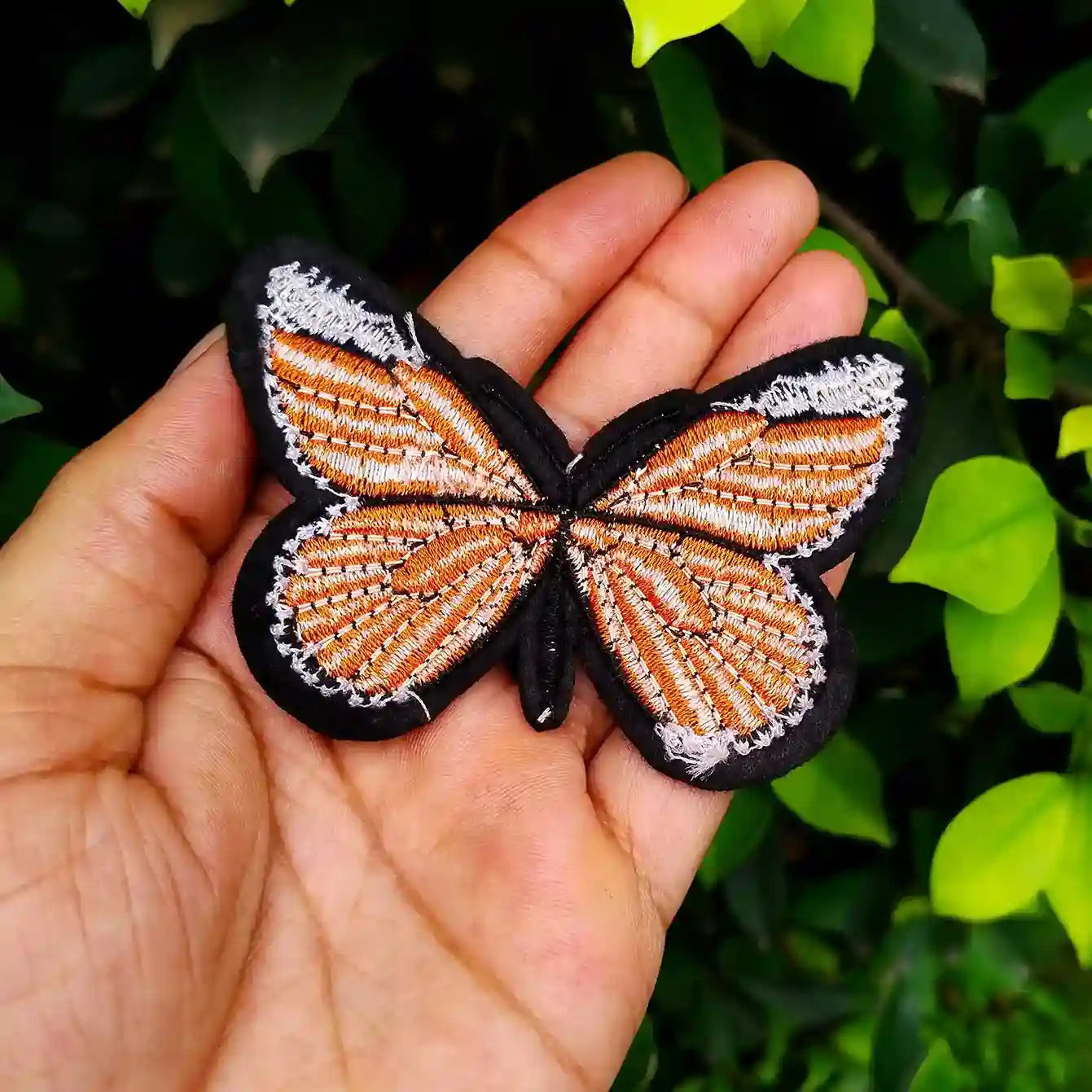 Orange Monarch Butterfly Patch | 1 Piece
