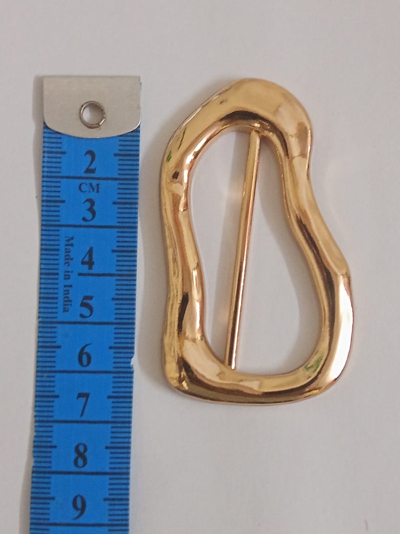Gold Abstract Buckle for Dresses, Bodycon, Bikini & Party Wear