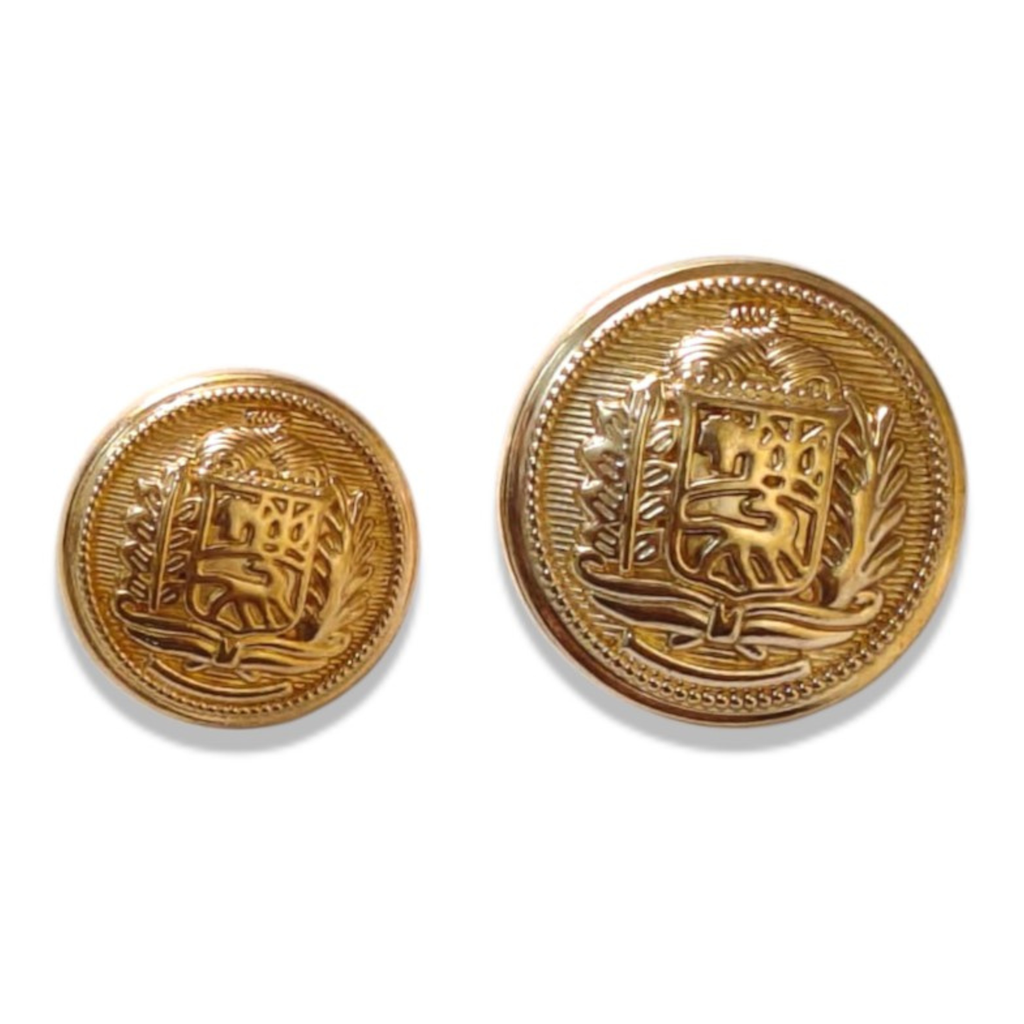 Royal shield gold buttons on jodhpuri suit fabric styling – Gleemify