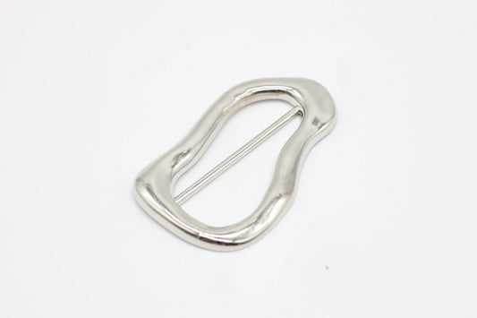 Silver Abstract Belt Buckle for Dresses, Bodycon, Bikini & Party Wear